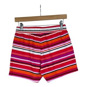 Jude Connally Striped Elastic Waist Shorts size XS Multicolor‎